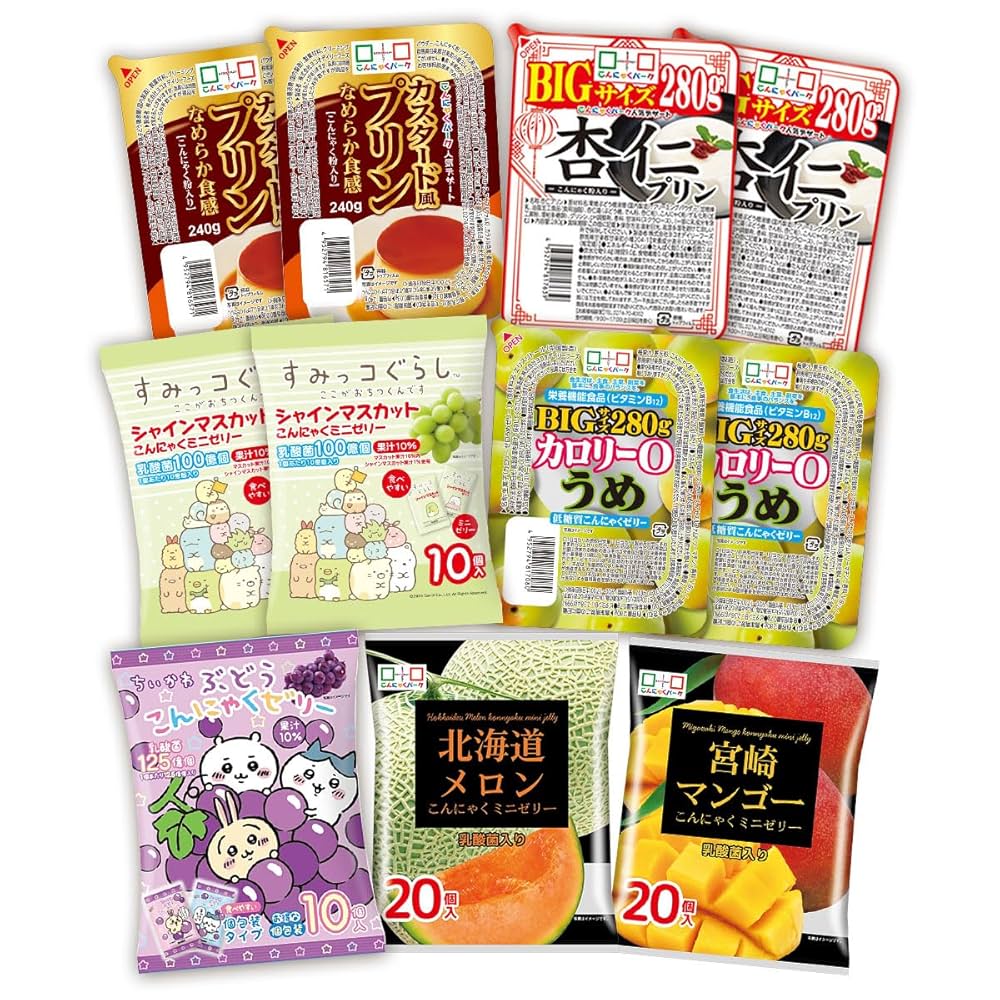 Amazon.co.jp: こんにゃくパーク デザートMIXセット こんにゃく